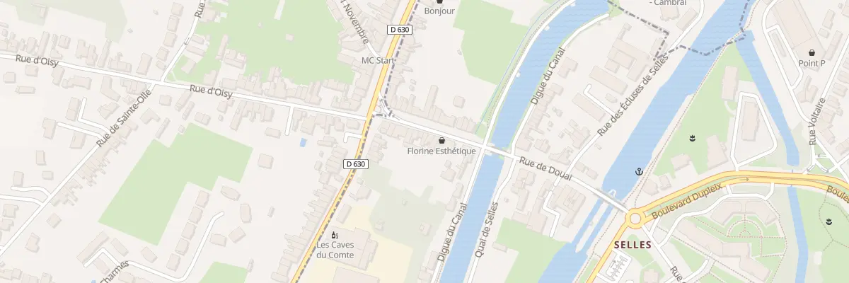 Plan du 25 Rue de Douai à Cambrai