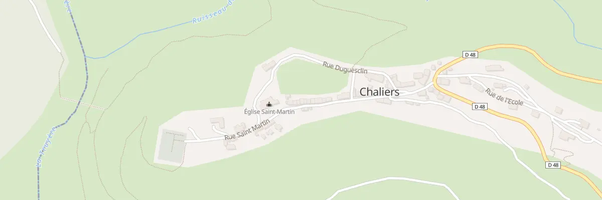 Plan du 5007 Le Bourg à Chaliers
