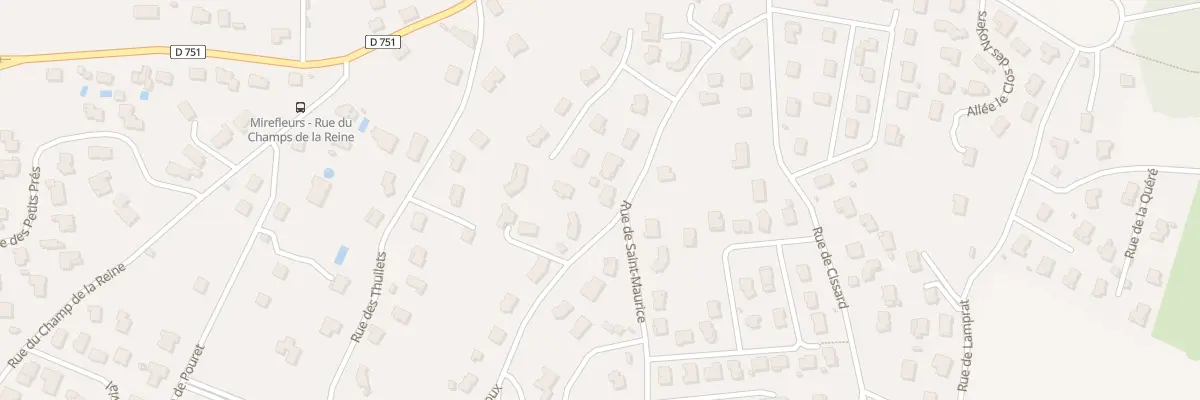 Plan du 8 Rue de Saint Maurice à Mirefleurs