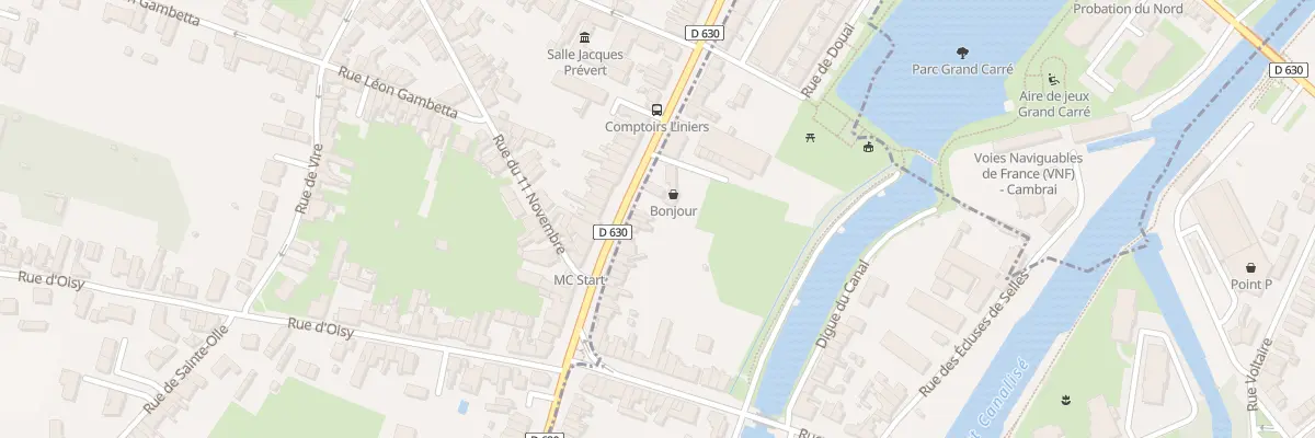 Plan du 56 Rue de Douai à Cambrai