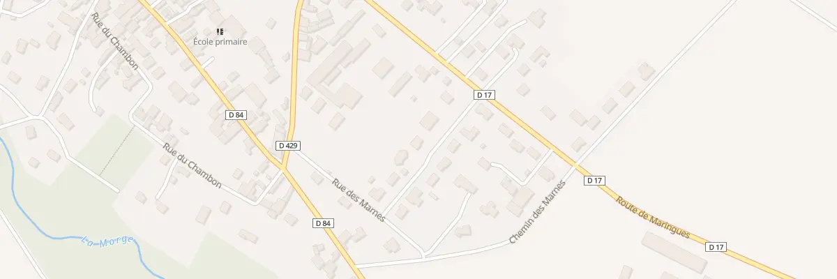 Plan du 5 Lot de la Contamine à Martres-sur-Morge