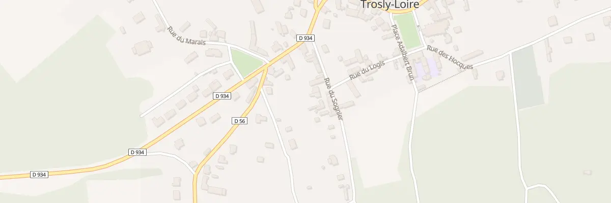 Plan du 8 Rue du Sognier à Trosly-Loire