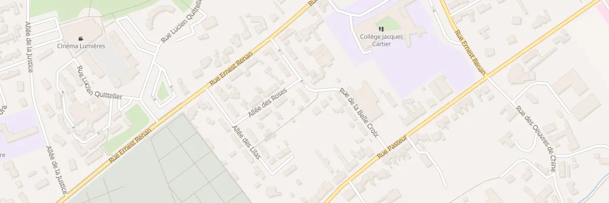 Plan du 13 Rue de la Belle Croix à Chauny