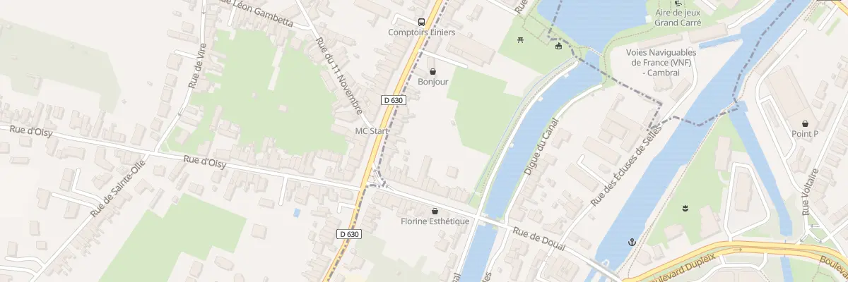 Plan du 38 Rue de Douai à Cambrai