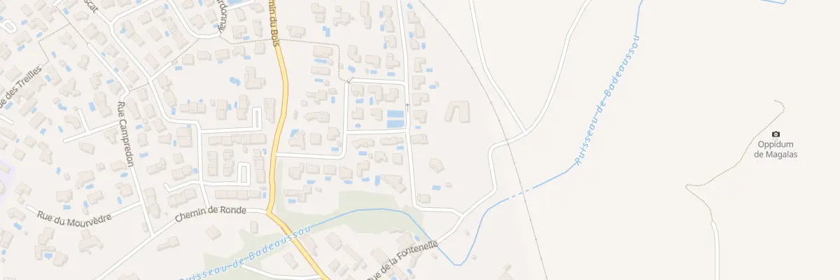 Plan du 1 Lot les Pradinels II à Magalas