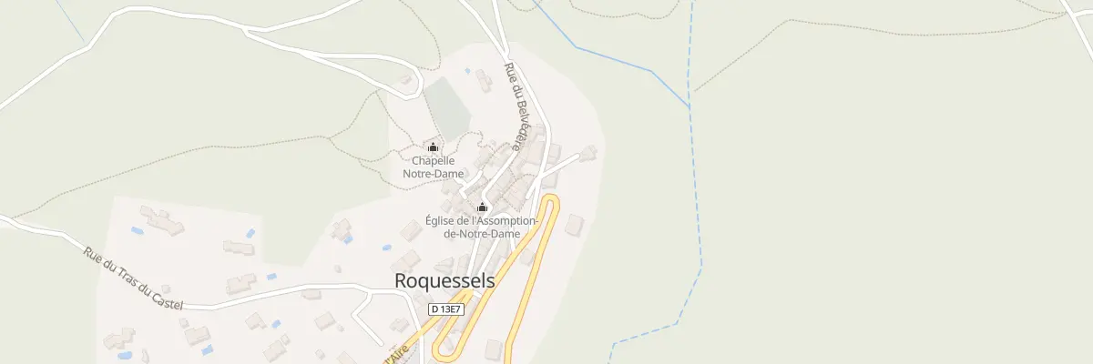Plan du 5072 Le Village à Roquessels