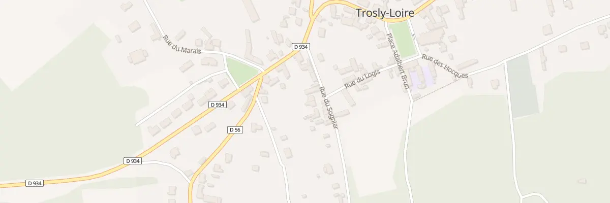 Plan du 6 Rue du Sognier à Trosly-Loire