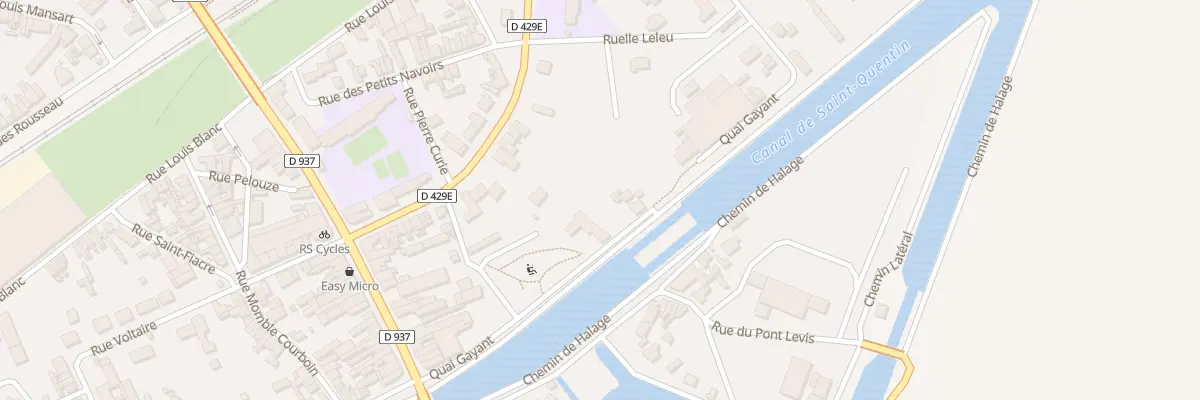 Plan du 7A Quai Gayant à Chauny