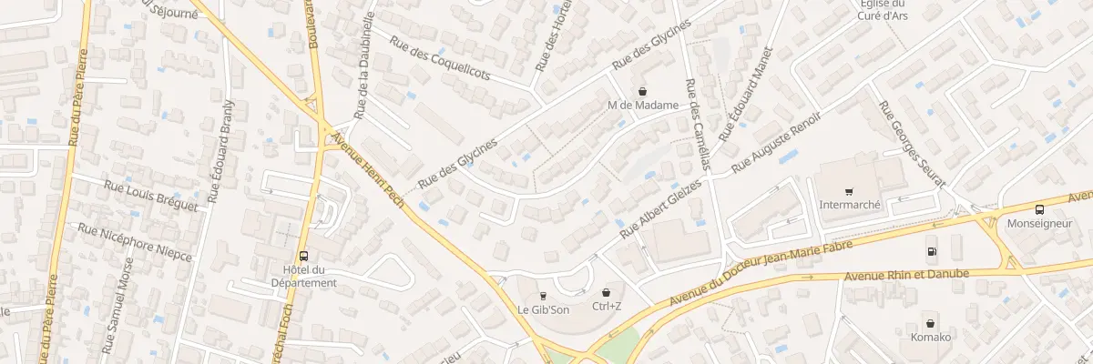 Plan du 16 Rue des Violettes à Béziers
