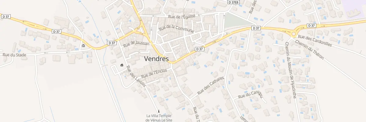 Plan du 12 Av de Valras à Vendres