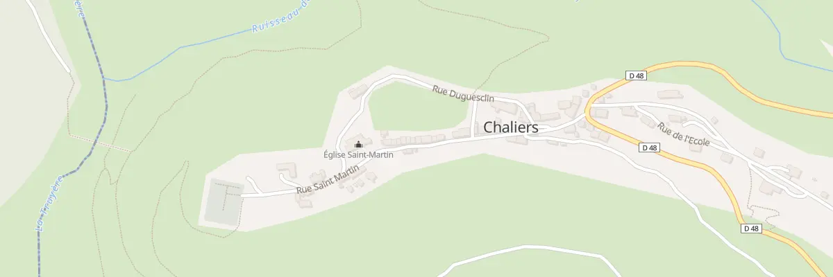 Plan du 5010 Le Bourg à Chaliers