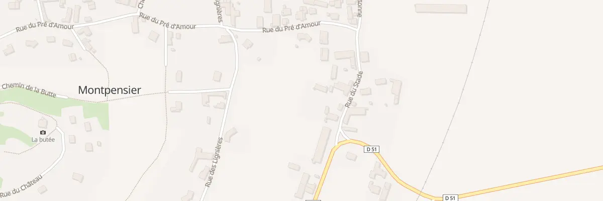 Plan du 8 Rue du Stade à Montpensier