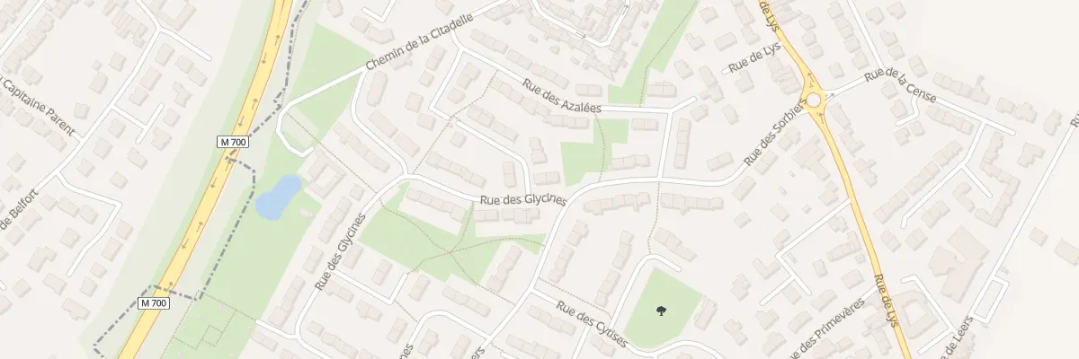 Plan du 4 Rue des Glycines à Toufflers