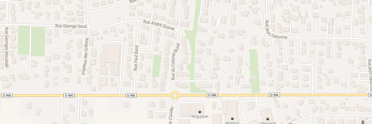 Plan du 22 Rue du Colonel Buret à Issoire