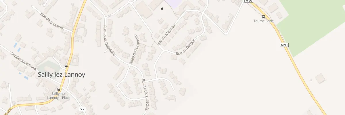 Plan du 2 Rue du Berger à Sailly-lez-Lannoy