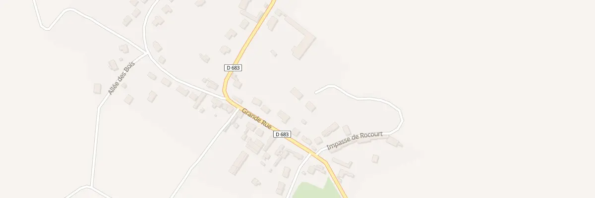Plan du 1B Imp de Rocourt à Francilly-Selency