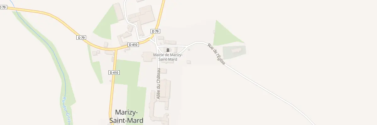 Plan du 4 Rue de l’Eglise à Marizy-Saint-Mard