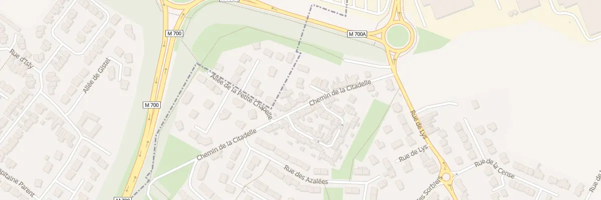 Plan du 44 Cite des Jardins à Toufflers