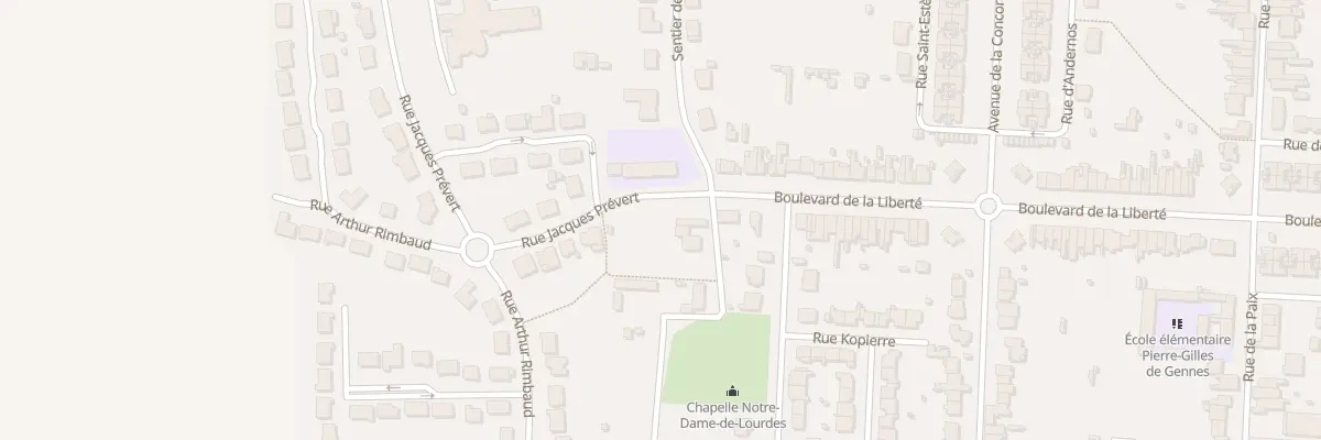 Plan du 3 La Paix à Auberchicourt