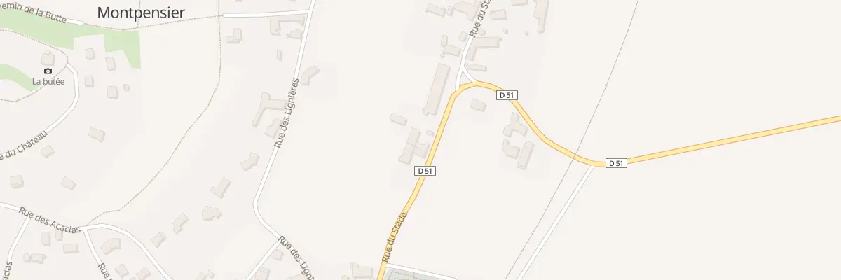 Plan du 6 Rue du Stade à Montpensier