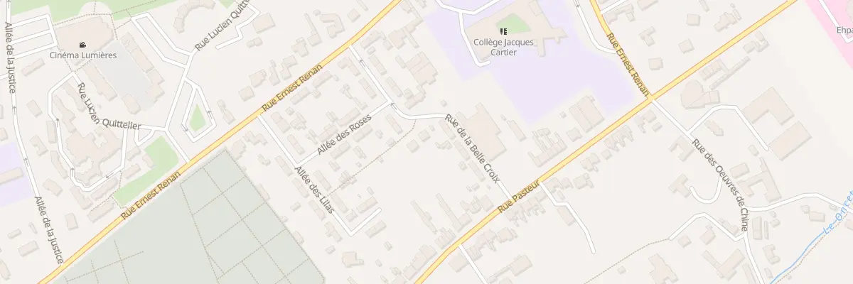 Plan du 11B Rue de la Belle Croix à Chauny