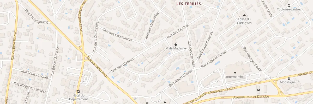 Plan du 18 Rue des Glycines à Béziers