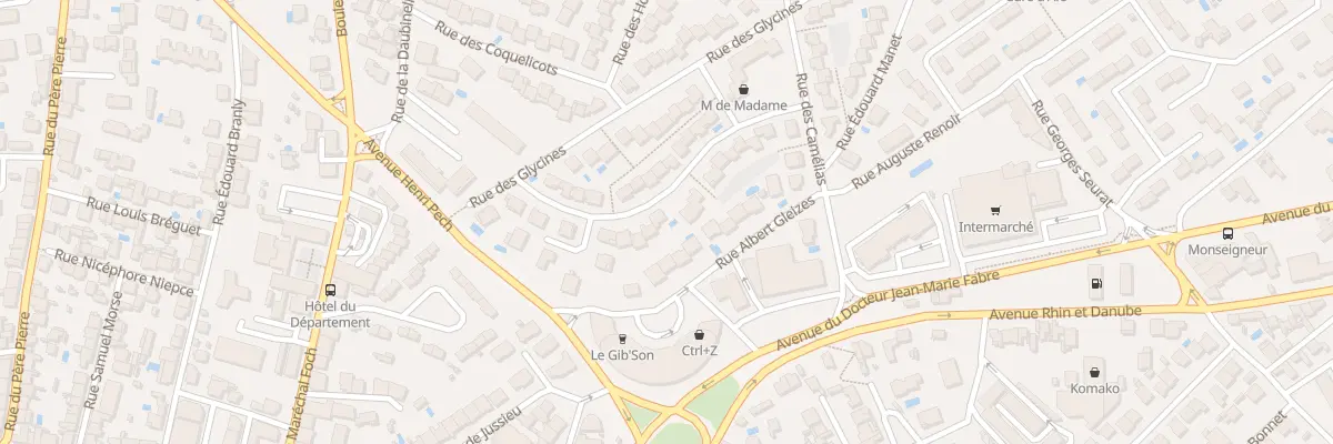 Plan du 17 Rue des Violettes à Béziers