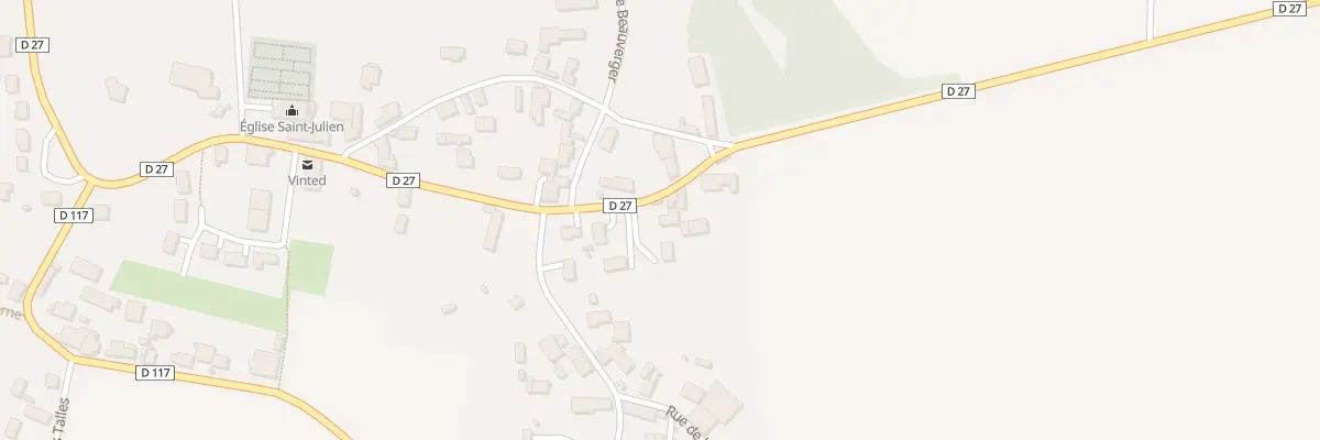 Plan du 30 Rue de l’Eglise à Saulzet