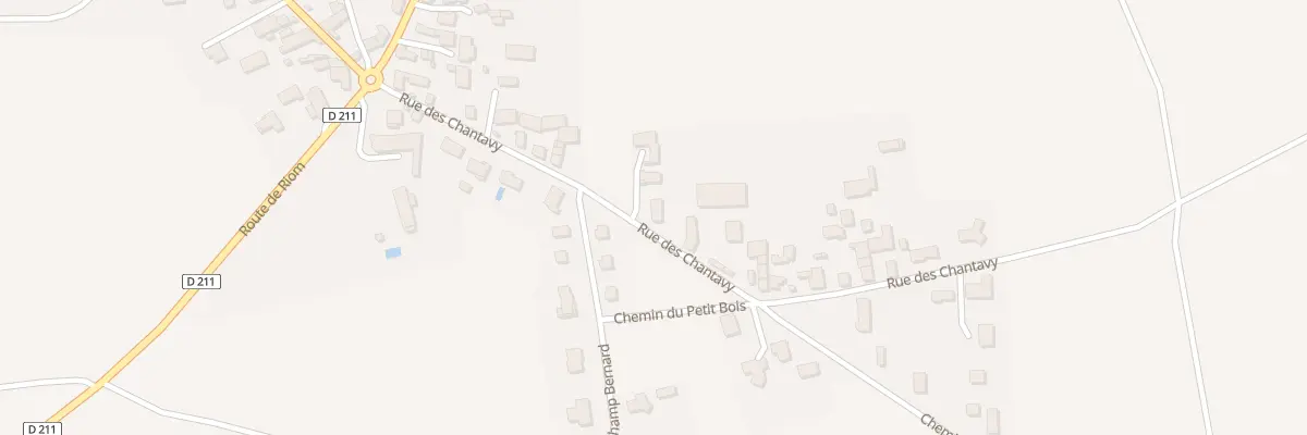 Plan du 17 Rue des Chantavy à Sardon
