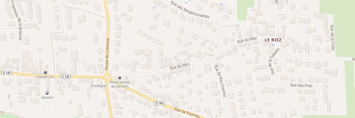 Plan du 175 Rue du Riez à Genech