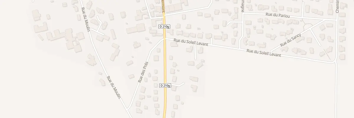 Plan du 11 Rte de Clermont à Ennezat