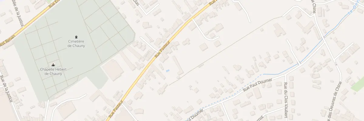 Plan du 136 Rue Pasteur à Chauny
