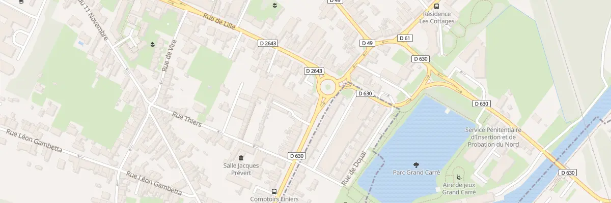 Plan du 77 Rue de Lille à Neuville-Saint-Rémy