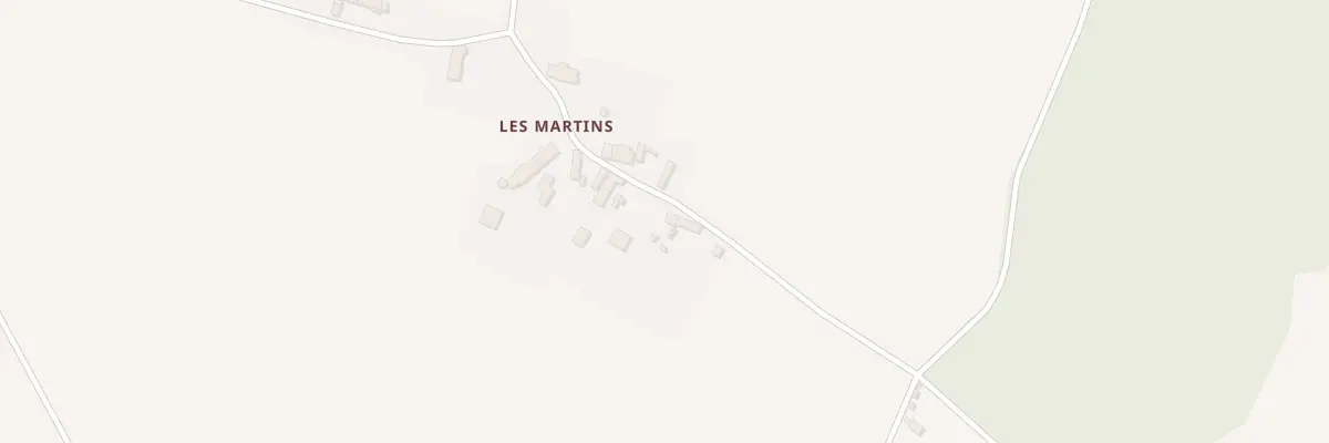 Plan du 14 Les Martins à Verlin