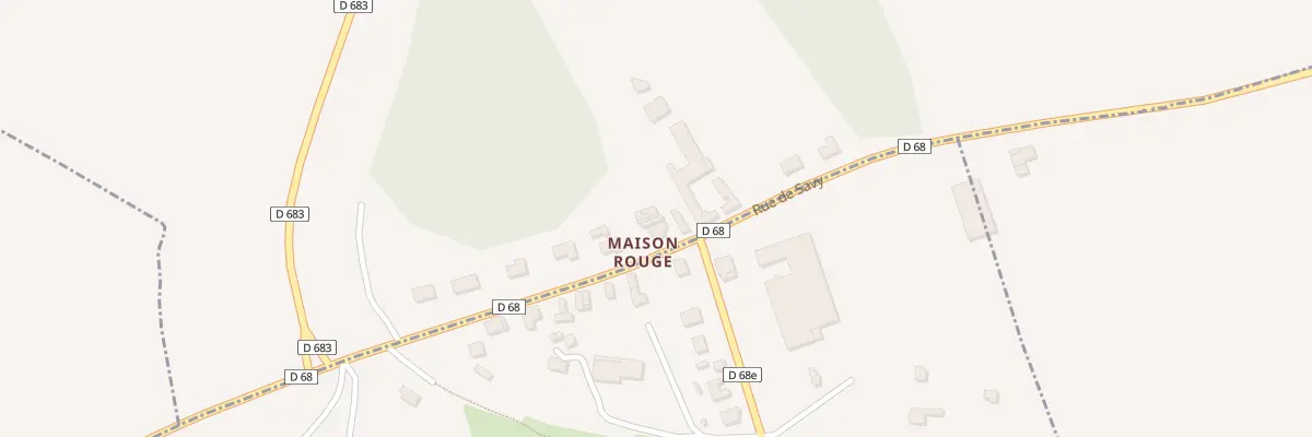 Plan du 14 Ham Maison Rouge à Francilly-Selency