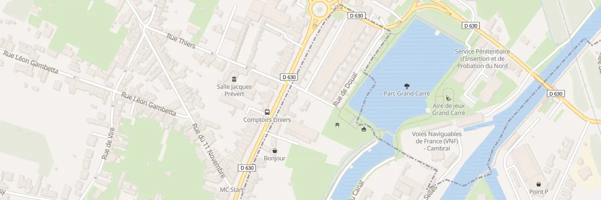 Plan du 68 Rue de Douai à Cambrai