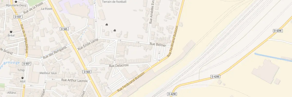 Plan du 18 Rue Belmer à Chauny