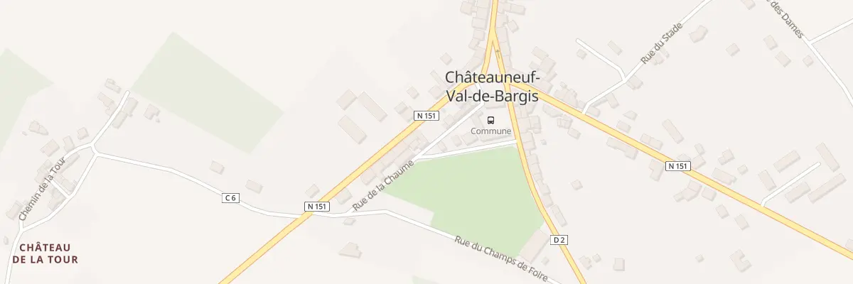Plan du 7 Rue Intendant General Perrat à Châteauneuf-Val-de-Bargis