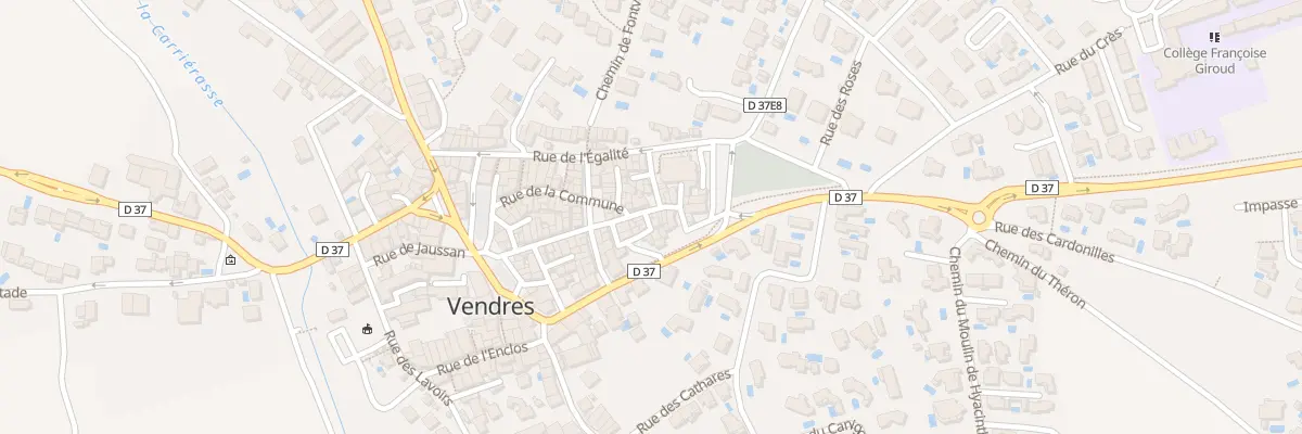 Plan du 6 Rue Tony Palazy à Vendres