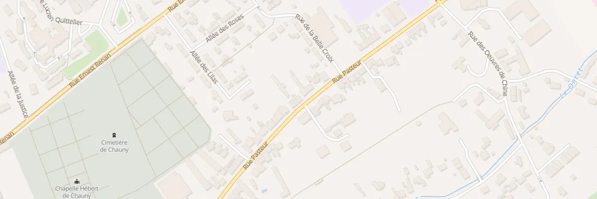 Plan du 119 Rue Pasteur à Chauny
