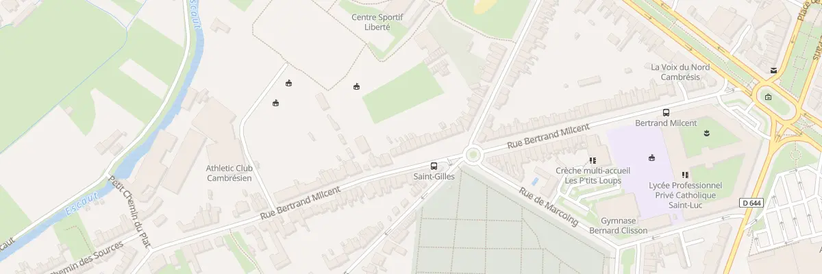 Plan du 358 Rue Bertrand Milcent à Cambrai