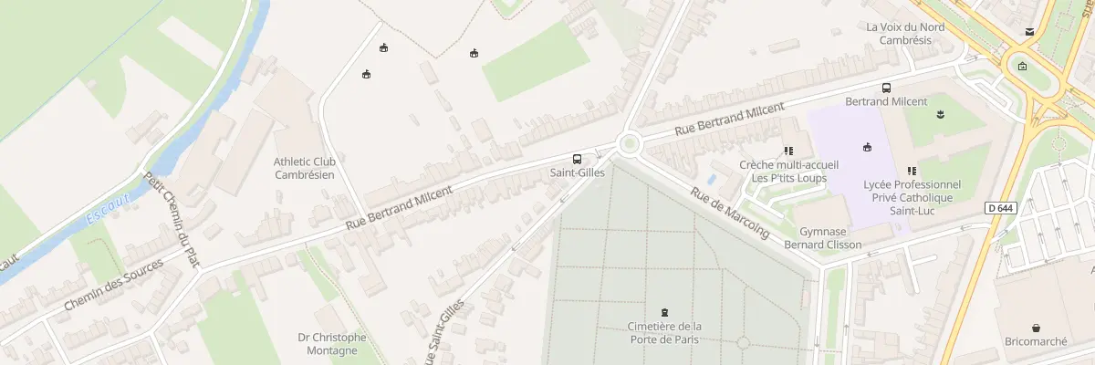 Plan du 371 Rue Bertrand Milcent à Cambrai