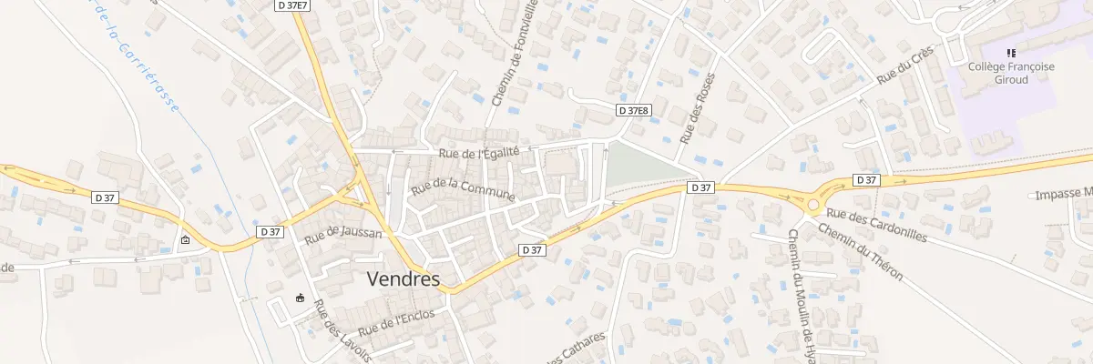 Plan du 2 Pl du Castillet à Vendres