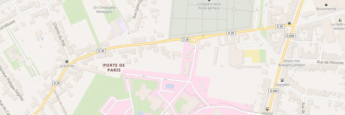 Plan du 205 Rue de Noyelles à Cambrai