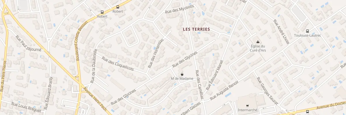 Plan du 25 Rue des Glycines à Béziers