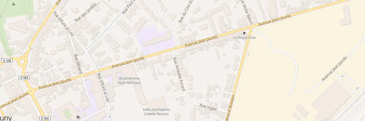 Plan du 58 Av Jean Jaurés à Chauny