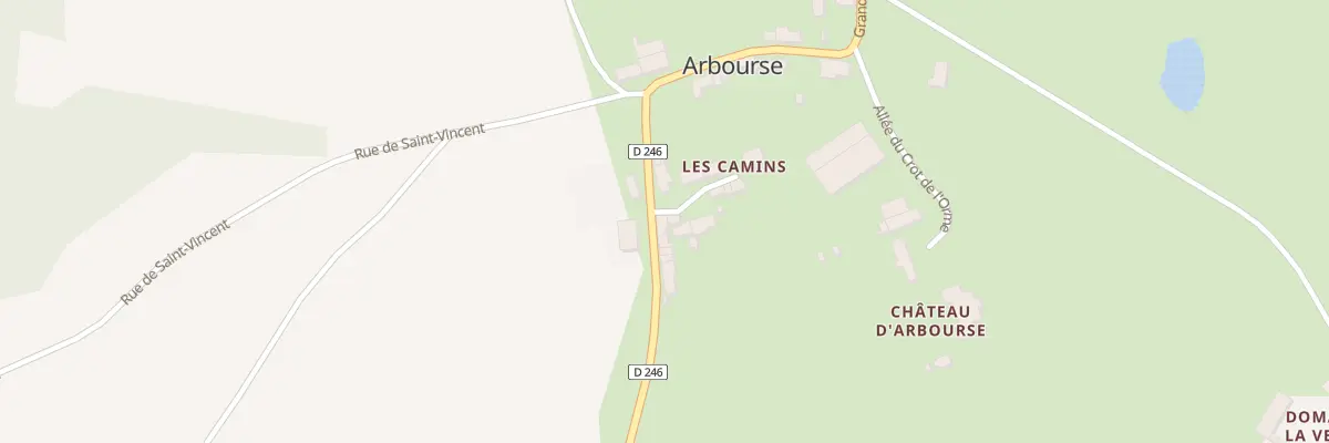 Plan du 69 Les Camins à Arbourse