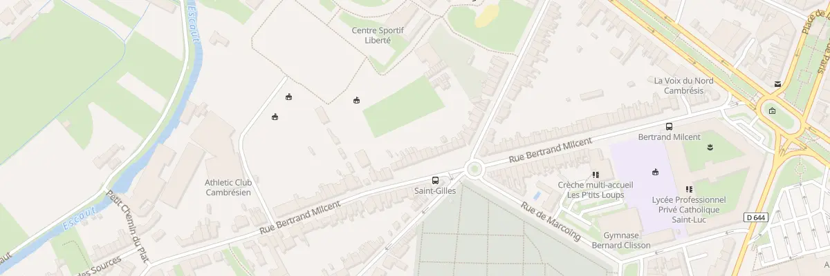 Plan du 346 Rue Bertrand Milcent à Cambrai