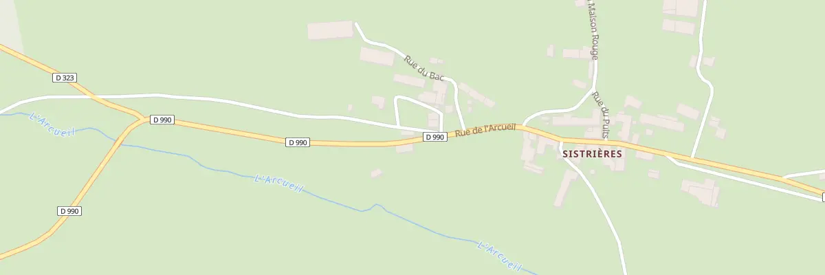 Plan du 5036 Sistrières à Montchamp