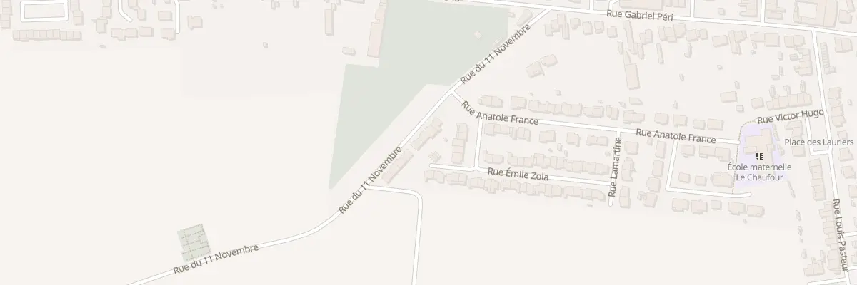 Plan du 5 Rue du Onze Novembre à Auberchicourt